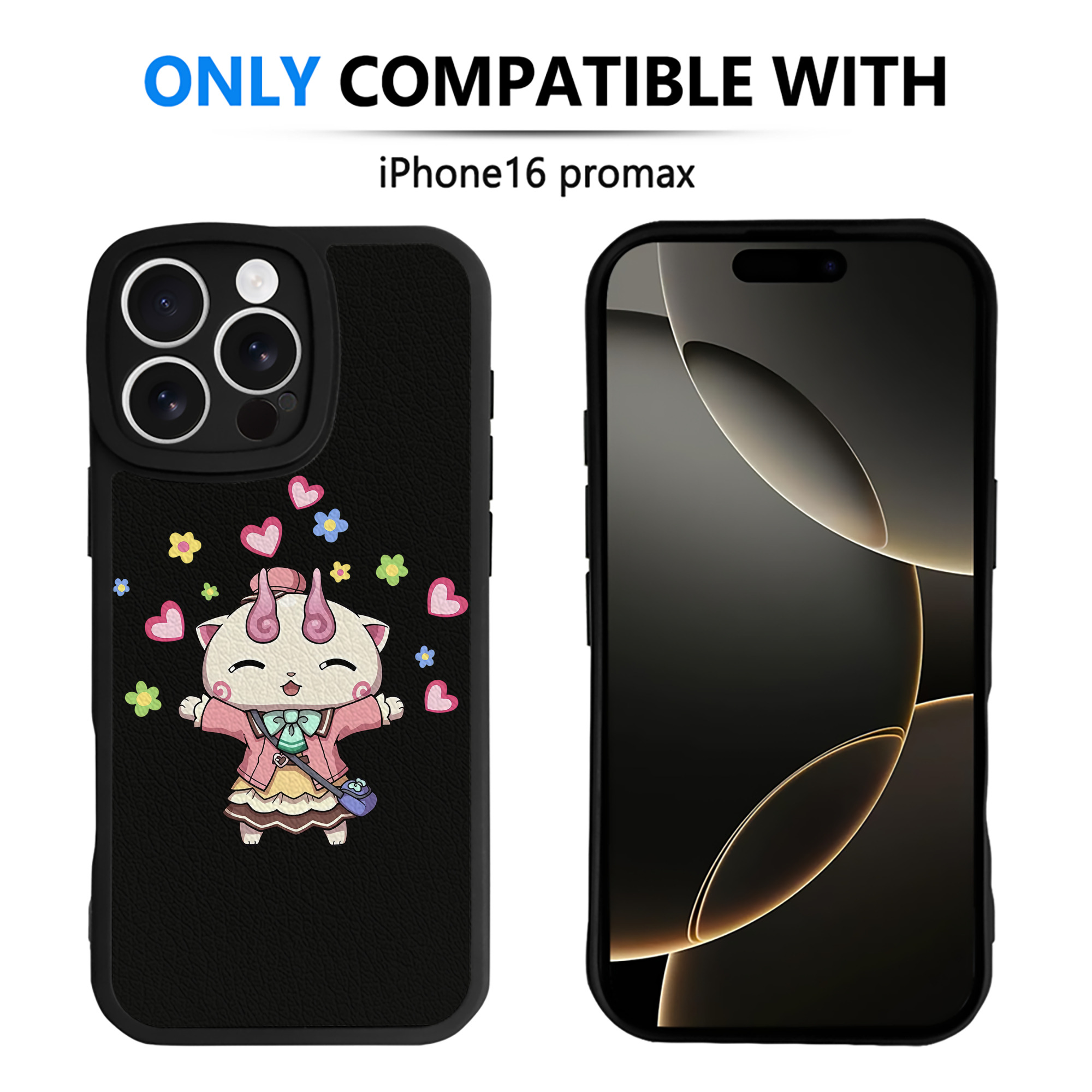（画像用） 妖怪ウォッチ Yo-kai Watch 【iPhone 16シリーズ対応】シリコンスマホケース（レザー調） 材質：シリコン